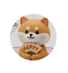 もふもふ柴犬カプセルトイ(丸型)（個別スタンプ：6）