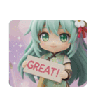 ちょっとレアなみなみちゃんスタンプ（個別スタンプ：1）