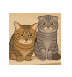 可愛い猫ちゃんたち、（個別スタンプ：1）