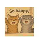 可愛い猫ちゃんたち、（個別スタンプ：6）