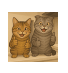 可愛い猫ちゃんたち、（個別スタンプ：8）