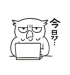 社畜ふくろう（個別スタンプ：24）