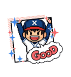 ドット絵野球少年スタンプ（個別スタンプ：19）