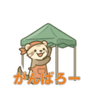 フリマ出展仲間と使うフェレットスタンプ（個別スタンプ：3）