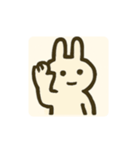 静かなうさぎ〜喋らない優しさ〜（個別スタンプ：2）