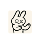 静かなうさぎ〜喋らない優しさ〜（個別スタンプ：5）
