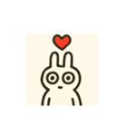 静かなうさぎ〜喋らない優しさ〜（個別スタンプ：12）
