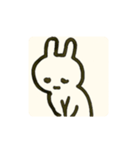 静かなうさぎ〜喋らない優しさ〜（個別スタンプ：16）