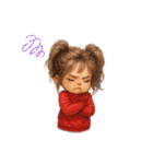 かわキュン女の子スタンプ❸（個別スタンプ：16）