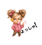 かわキュン女の子スタンプ❸（個別スタンプ：22）