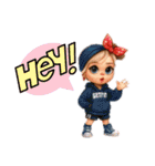 かわキュン女の子スタンプ❸（個別スタンプ：24）