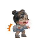 かわキュン女の子スタンプ❸（個別スタンプ：40）