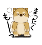 柴犬 2025 「文句と心の声」（個別スタンプ：18）