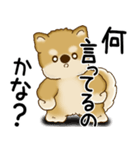 柴犬 2025 「文句と心の声」（個別スタンプ：21）