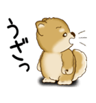 柴犬 2025 「文句と心の声」（個別スタンプ：33）