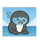 海のペンギン@SFW（個別スタンプ：24）