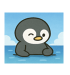海のペンギン@SFW（個別スタンプ：30）