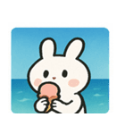 海のウサギ@SFW（個別スタンプ：3）