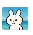 海のウサギ@SFW（個別スタンプ：4）