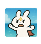 海のウサギ@SFW（個別スタンプ：9）