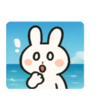 海のウサギ@SFW（個別スタンプ：20）