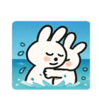 海のウサギ@SFW（個別スタンプ：21）