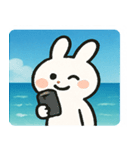 海のウサギ@SFW（個別スタンプ：24）