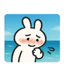 海のウサギ@SFW（個別スタンプ：28）