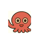 イカさんとタコさん（個別スタンプ：15）