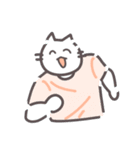 ねこたちと鳥（個別スタンプ：1）