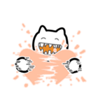 ねこたちと鳥（個別スタンプ：12）