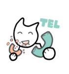 ねこたちと鳥（個別スタンプ：16）