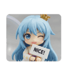 有紗みなみスタンダードセット(四角型)（個別スタンプ：3）