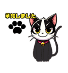 ハチワレ猫のテオ1（個別スタンプ：28）