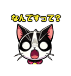 ハチワレ猫のテオ1（個別スタンプ：37）