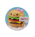 青空ハンバーガーちゃん(丸型)（個別スタンプ：4）