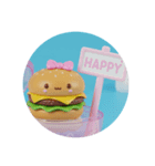 青空ハンバーガーちゃん(丸型)（個別スタンプ：6）