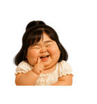 トゥル 太っちょ 女の子（無言）（個別スタンプ：1）