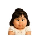 トゥル 太っちょ 女の子（無言）（個別スタンプ：34）