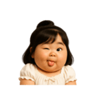 トゥル 太っちょ 女の子（無言）（個別スタンプ：35）