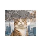 動く！宇宙猫（個別スタンプ：7）