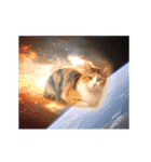 動く！宇宙猫（個別スタンプ：18）