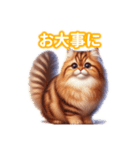 とにかくかわいいエキゾチックロングヘアー（個別スタンプ：24）