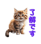 可愛い子猫のお返事2（個別スタンプ：14）