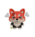 動くかわいい3Dポメラニアン（個別スタンプ：6）