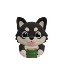 動くかわいい3Dポメラニアン（個別スタンプ：10）