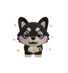 動くかわいい3Dポメラニアン（個別スタンプ：18）