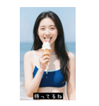 夏期日本セクシーガール（個別スタンプ：8）