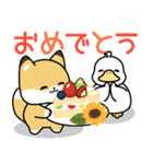 飛びだす！子ぎつねとあひるの夏2（個別スタンプ：23）