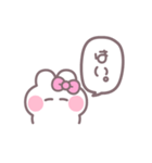 笑顔のうしゃぎ！！ ピンク（個別スタンプ：1）